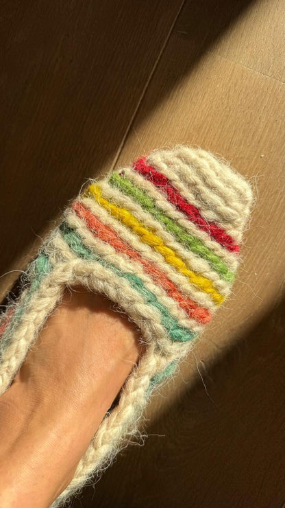Wool slippers